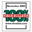 eScan wins VB100% certification 2003