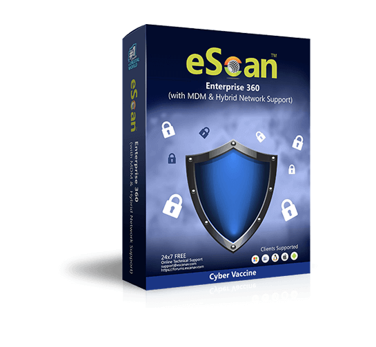eScan Enterprise 360<br>(with MDM & Hybrid Network Support)